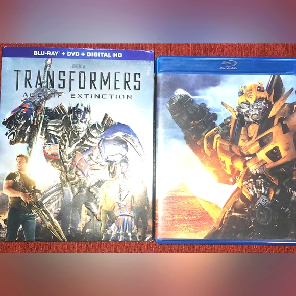 Transformers Age of Extinction & Transformers Revenge of the Fallen Blu-Ray Disc - Picture 1 of 9